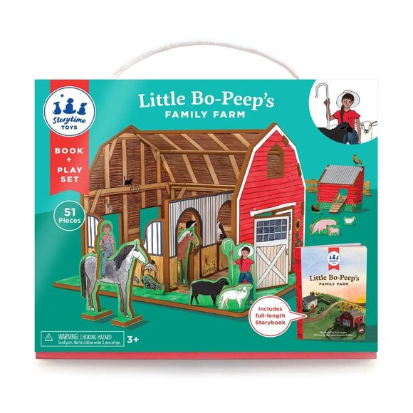 Storytime Toys Little Bo-Peep's Family Farm Book and Playset - Picture 3 of 3